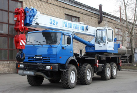 Автокран Галичанин КС-55729-5В грузоподъемностью 32 тонны